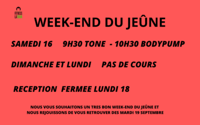 WEEK-END DU JEUNE FEDERAL